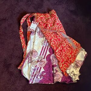 Sari Wrap Skirt- Tea Length women’s up to size 12